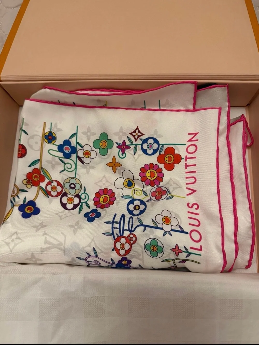 Louis Vuitton Murakami Shawl/ Scarf